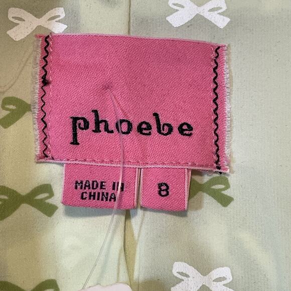 Phoebe Jacket Womens 8 Green White Houndstooth Blazer Cropped Acrylic New NWT - Picture 3 of 11